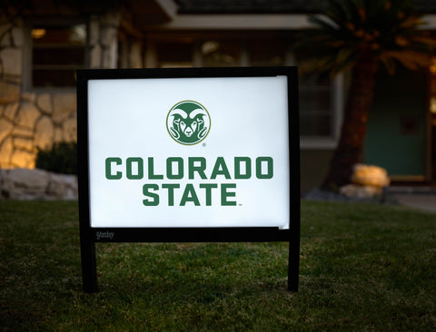 Colorado State White Yardsy Sign - Hero