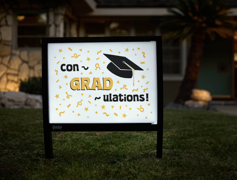 Con-GRAD-ulations! Yardsy Sign - Hero