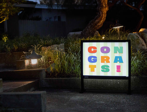 Congrats Yardsy Sign - Flat Feet