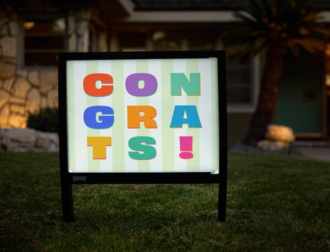 Congrats Yardsy Sign - Hero
