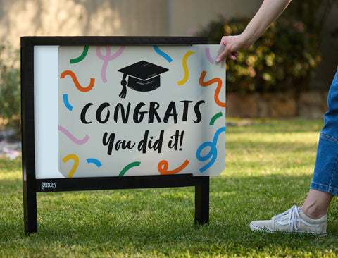 Congrats, You Did It Yardsy Sign - Interchangeable