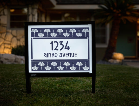 Craftsman Address Custom Yardsy Sign - Hero