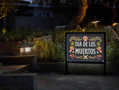 Dia De Los Muertos Yardsy Sign - Flat Feet