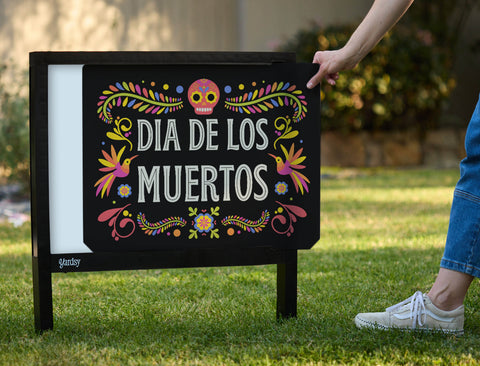 Dia De Los Muertos Yardsy Sign - Interchangeable