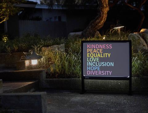 Diversity Yardsy Sign - Flat Feet