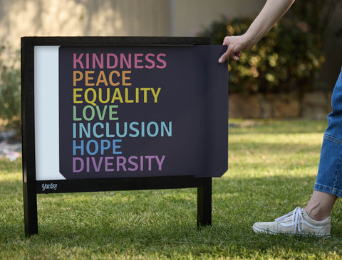Diversity Yardsy Sign - Interchangeable