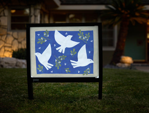 Doves Yardsy Sign - Hero