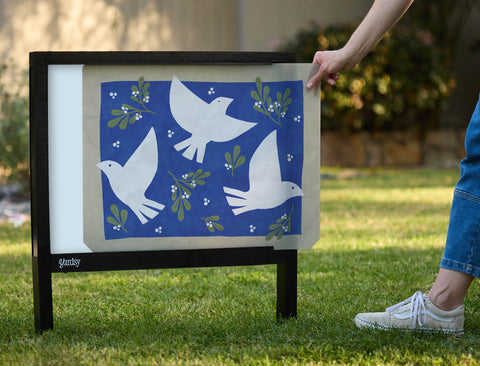 Doves Yardsy Sign - Interchangeable