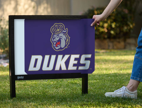 Duke Dog Purple Dukes Yardsy Sign - Interchangeable