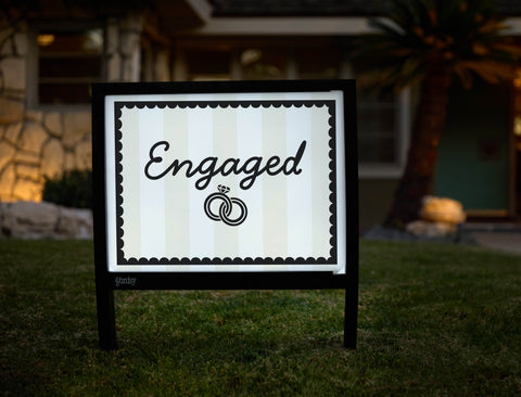 Engaged Yardsy Sign - Hero