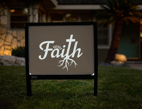 Faith Roots Yardsy Sign - Hero