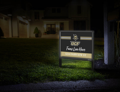 Fans Live Here Central Florida Custom Yardsy Sign
