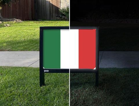 Flag Italy Yardsy Sign