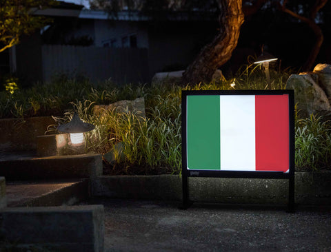Flag Italy Yardsy Sign