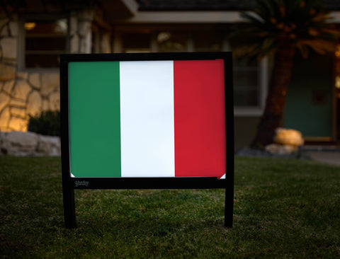 Flag Italy Yardsy Sign