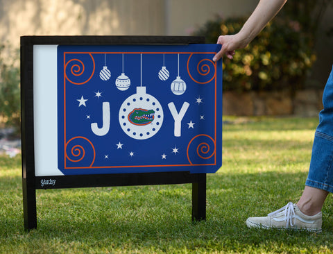 Florida Christmas Joy Yardsy Sign - Interchangeable