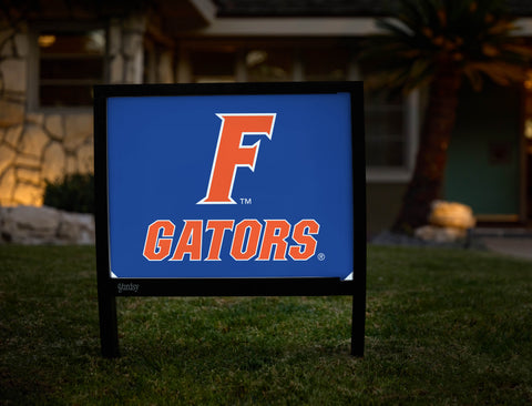 Florida F Gators Mark Blue Yardsy Sign - Hero