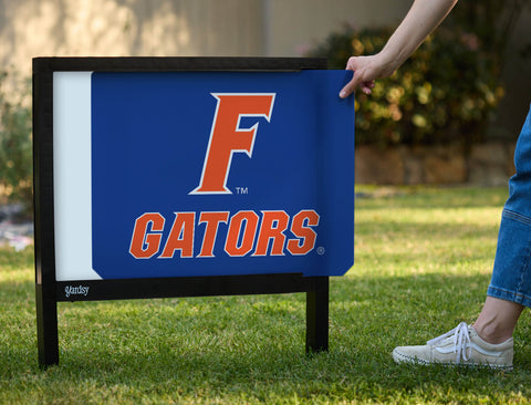 Florida F Gators Mark Blue Yardsy Sign - Interchangeable