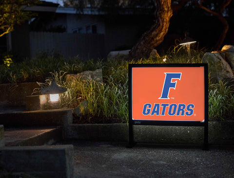 Florida F Gators Mark Orange Yardsy Sign - Flat Feet