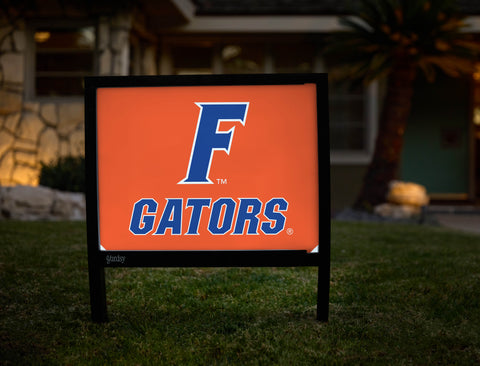 Florida F Gators Mark Orange Yardsy Sign - Hero