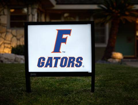 Florida F Gators Mark White Yardsy Sign - Hero