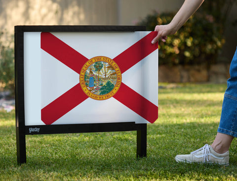 Florida State Flag Yardsy Sign - Interchangeable
