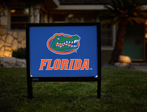 Florida Gator Mark Blue Yardsy Sign - Hero