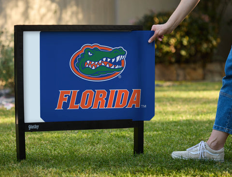 Florida Gator Mark Blue Yardsy Sign - Interchangeable