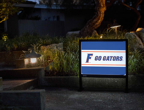 Florida Go Gators Blue Yardsy Sign - Flat Feet