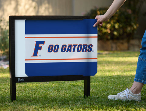 Florida Go Gators Blue Yardsy Sign - Interchangeable