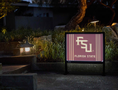Florida State FSU Garnet Yardsy Sign - Flat Feet