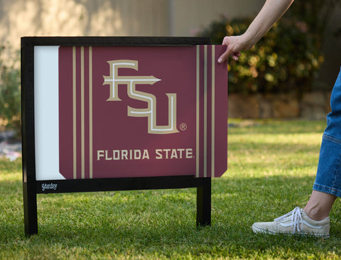 Florida State FSU Garnet Yardsy Sign - Interchangeable