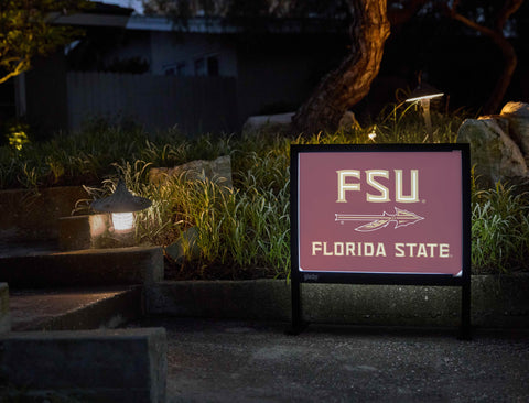 Florida State FSU Spear Garnet Yardsy Sign - Flat Feet