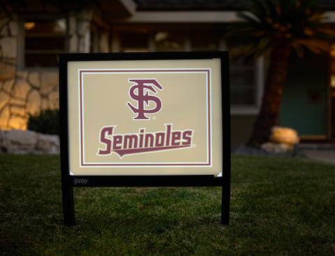 Florida State FS Seminoles Gold Yardsy Sign - Hero