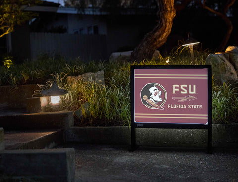 Florida State Seminoles Garnet Yardsy Sign - Flat Feet
