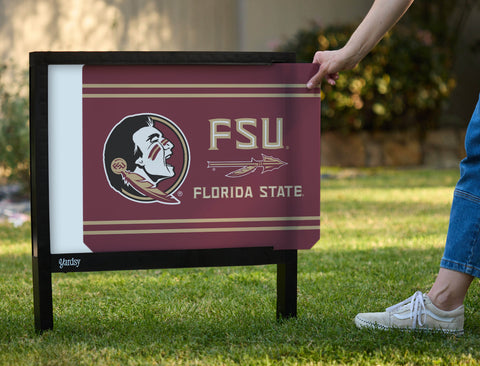 Florida State Seminoles Garnet Yardsy Sign - Interchangeable