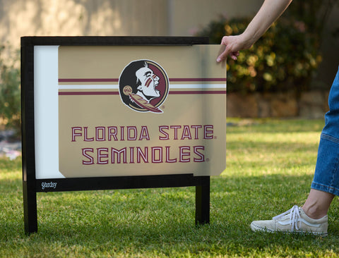 Florida State Seminoles Gold Yardsy Sign - Interchangeable