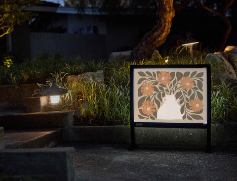Flower Vase Yardsy Sign - Flat Feet