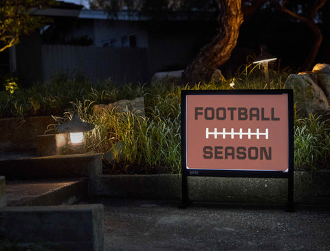 Football Season Yardsy Sign - Flat Feet