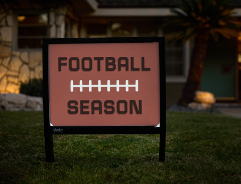Football Season Yardsy Sign - Hero