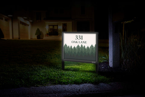 Forest Address Custom Yardsy Sign