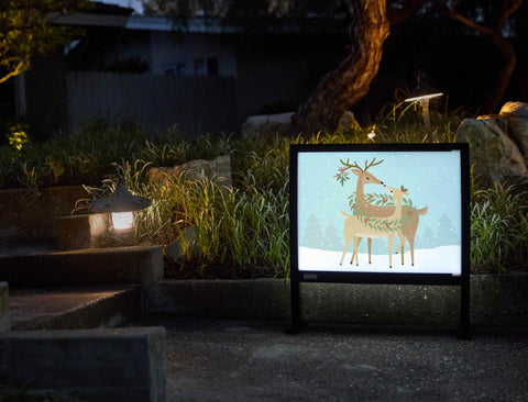 Forest Deer Yardsy Sign - Flat Feet