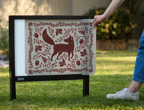 Forest Fox Yardsy Sign - Interchangeable