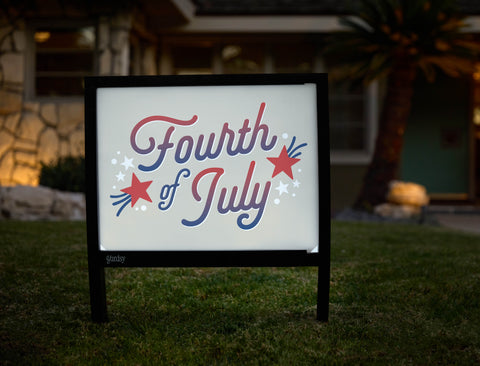 Fourth Of July Yardsy Sign - Hero