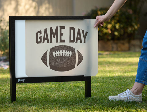 Game Day Yardsy Sign - Interchangeable