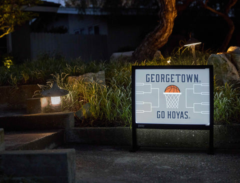 Georgetown Basketball Yardsy Sign - Flat Feet
