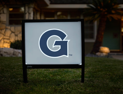 Georgetown G Mark Gray Yardsy Sign - Hero