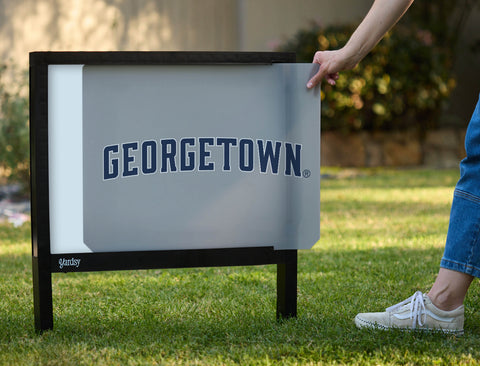 Georgetown Wordmark Gray Yardsy Sign - Interchangeable