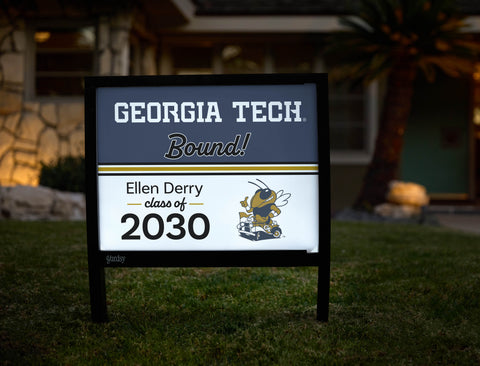 Georgia Tech College Bound Custom Yardsy Sign