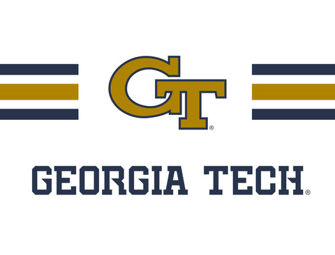 Georgia Tech GT Stripes White Yardsy Sign